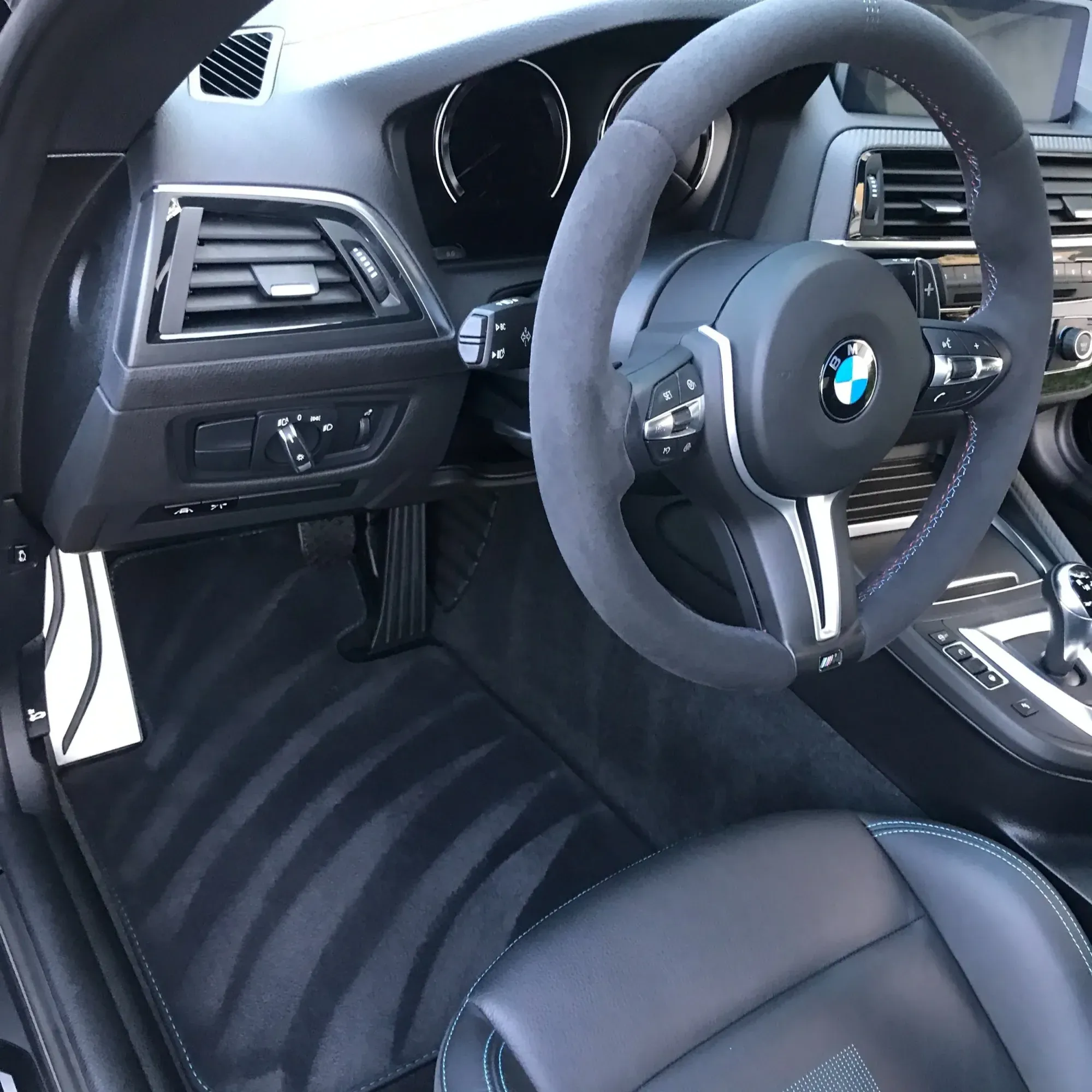 BMW interior detail