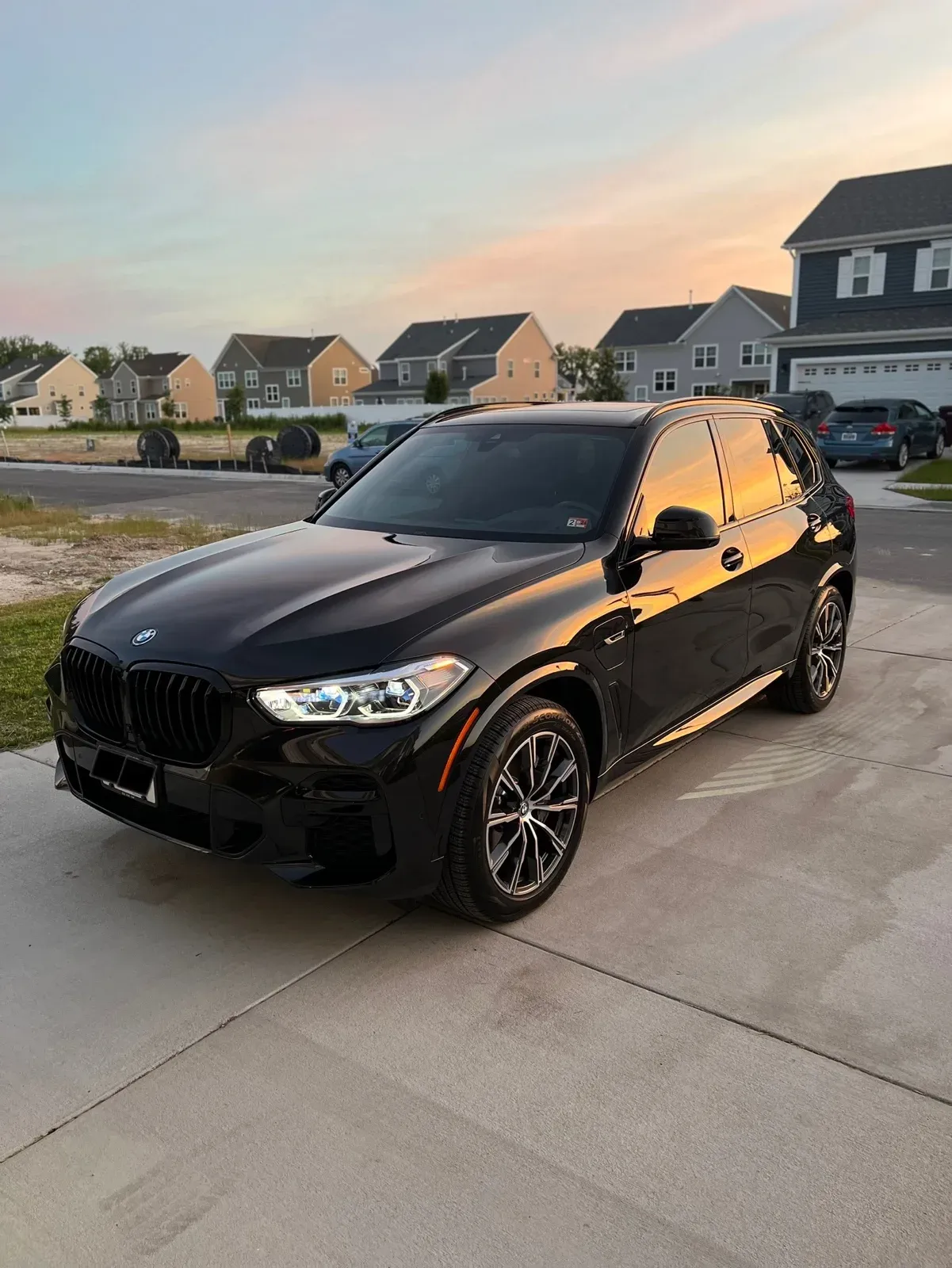 BMW exterior side detail
