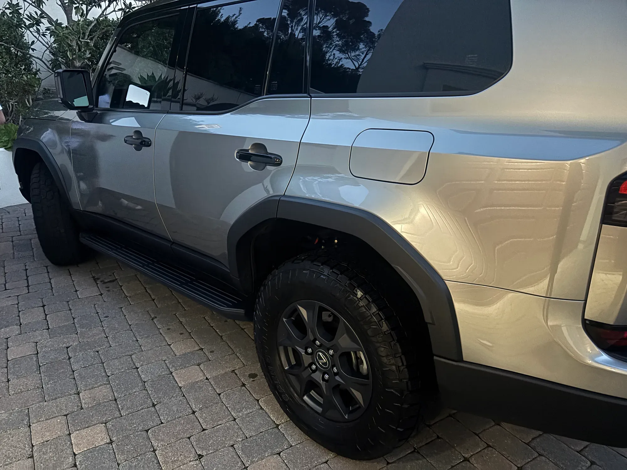 Lexus exterior side detail